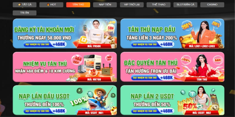 Chương Trình Khuyến Mãi 789BET